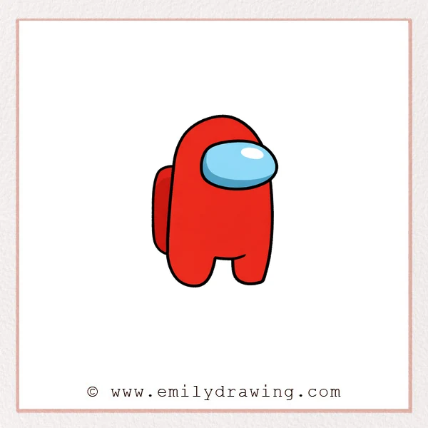 Preview of Among Us drawing